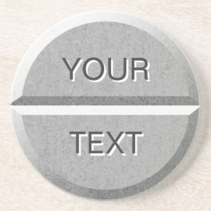 Custom Text Pill Tablet Coaster