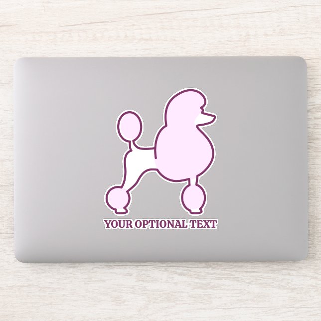 Custom Text Pink Poodles (Computer)
