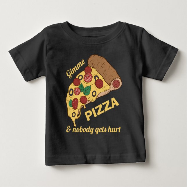 Custom Text Pizza Slice shirts & jackets (Front)