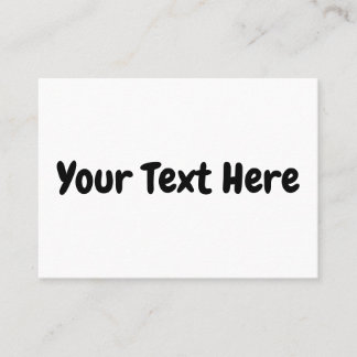 Custom Text  Place Card