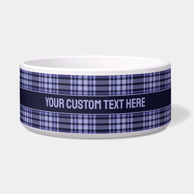 Custom Text Plaid / Tartan Pattern (Front)