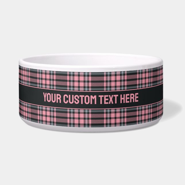 Custom Text Plaid / Tartan Pattern (Front)