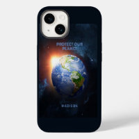 Custom Text Planet Earth