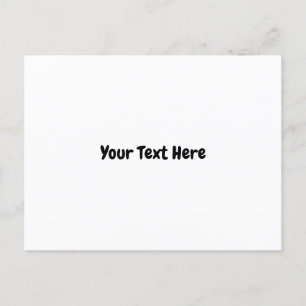 Custom Text  Postcard