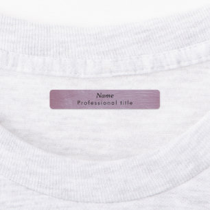 Custom text purple painted wall employee