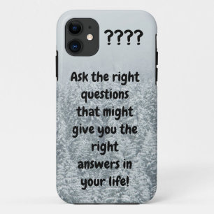 Custom text Quote or favourite idiom Modern grey iPhone 11 Case