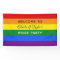 Custom text Rainbow Flag banner