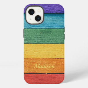 Custom Text Rainbow phone cases