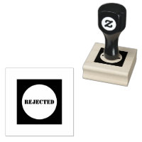 Custom Text REJECTED Printed Perfect Quality Check