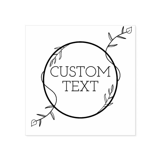 Custom Text Rubber Stamp (Imprint)