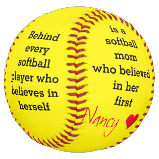 Custom Text Softball Gift