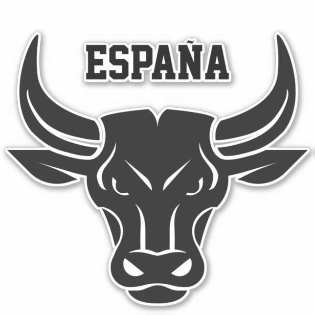 Custom text Stylised Bull (Front)