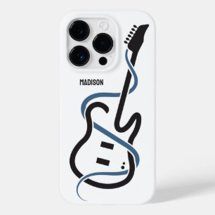 Custom Text Stylised Guitar Case-Mate iPhone 14 Pro Case