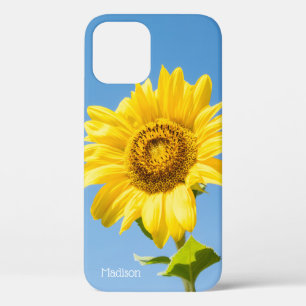 Custom text Sunflower phone cases