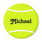 Custom Text Tennis Ball Fridge Magnet