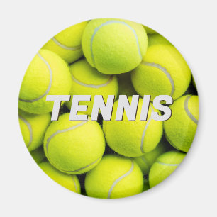 Custom Text Tennis Balls Magnet