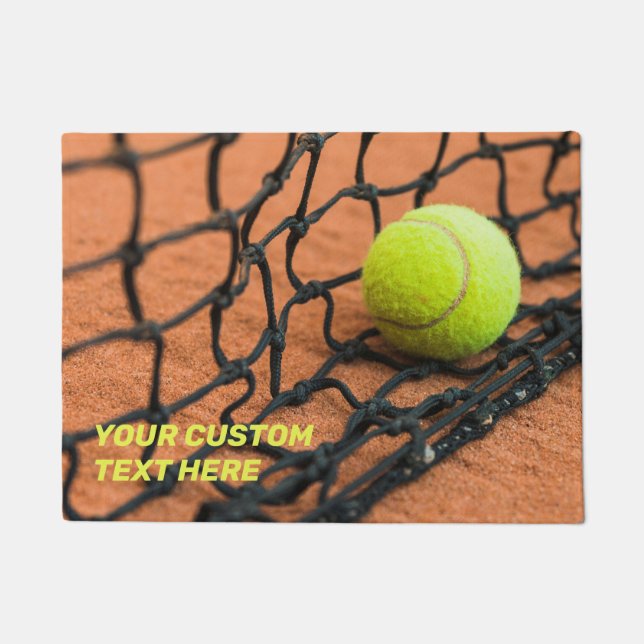 Custom Text Tennis Doormat (Front)
