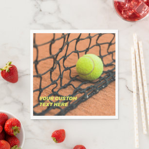 Custom Text Tennis Napkin