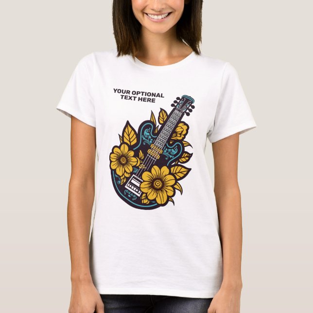 Custom Text Ukulele T-Shirt (Front)