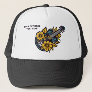 Custom Text Ukulele Trucker Hat