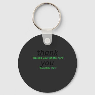Custom Text & Upload Your Photo Personalized Key Ring