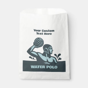 Custom Text Water Polo Favour Bag