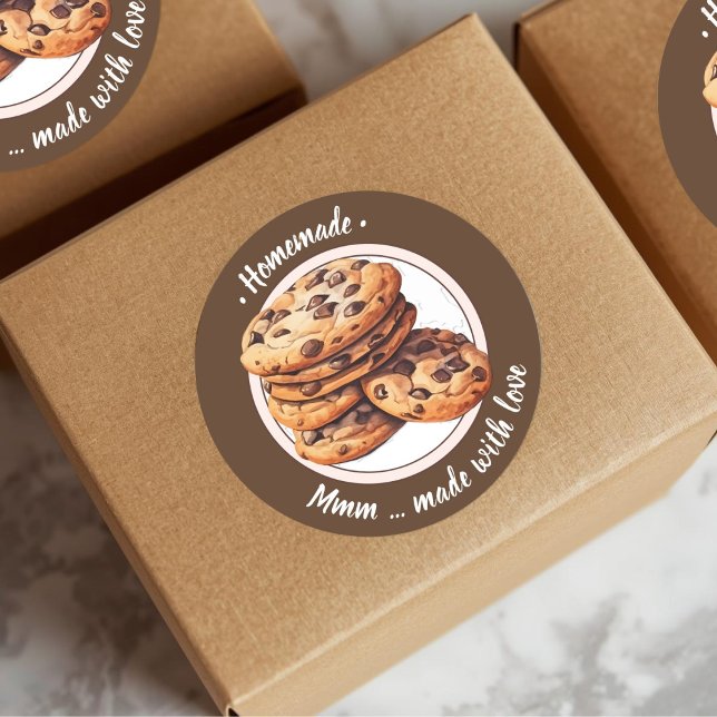 Custom text watercolor cookies sticker (Creator Uploaded)