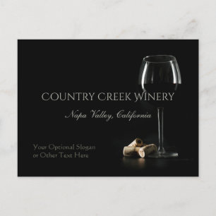 Custom text Winery / Cocktail Party postcard