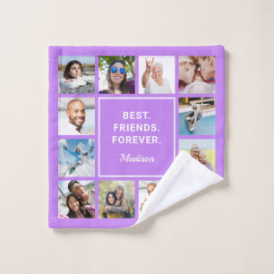 Custom Text & YOUR Photos Wash Cloth