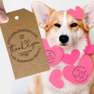 Custom Thank You Business Packaging Self-inking Stamp