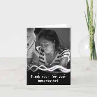 Custom Thank You Card : Vertical Photo