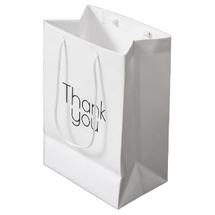 Custom Thank You MediumGift Bag Personalised Style