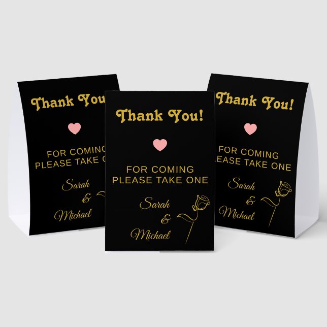 Custom Thank You Paper Table Tent Display Design (Insitu(Multi))