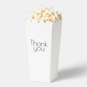 Custom Thank You Popcorn Party Favour Boxes