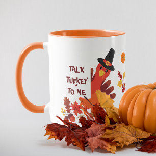 Custom Thanksgiving Day Turkey Quote Mug