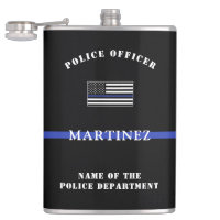Custom Thin Blue Line Police Officer Appreciation