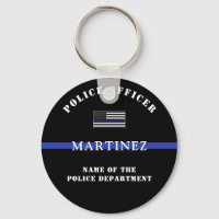 Custom Thin Blue Line Police Officer Appreciation