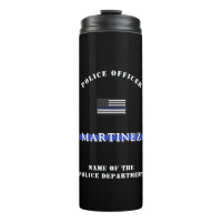 Custom Thin Blue Line Police Officer