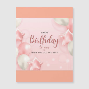 Custom Thin Magnetic Cards for Birthdays