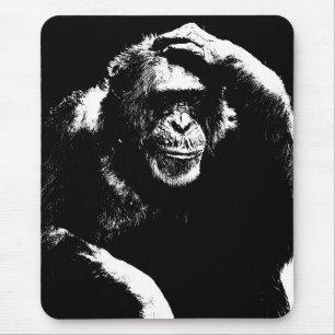 Custom Thinking Ape Pop Art Trendy Modern Template Mouse Pad