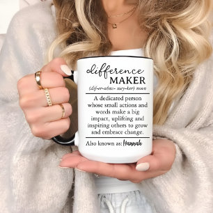 Custom thoughtful thank you mug gift for teachers