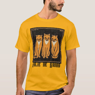 Custom Three Ginger Cats by Julie de Graag  T-Shirt