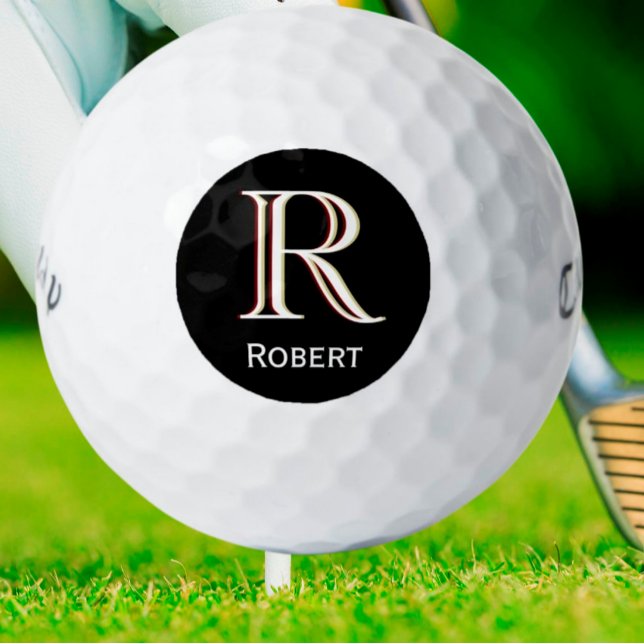 Custom Three-Layered Monogram with First Name Golf Balls (Creator Uploaded)