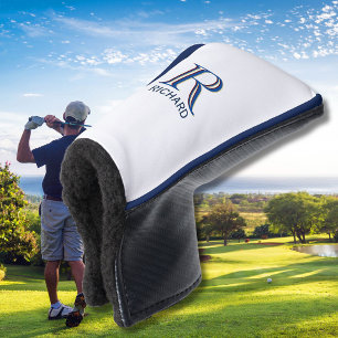 Custom Three Layered Monogram with First Name  Golf Head Cover