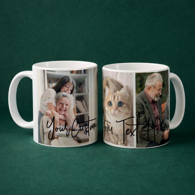 Custom Three Photo Collage Mug (Creator Uploaded)