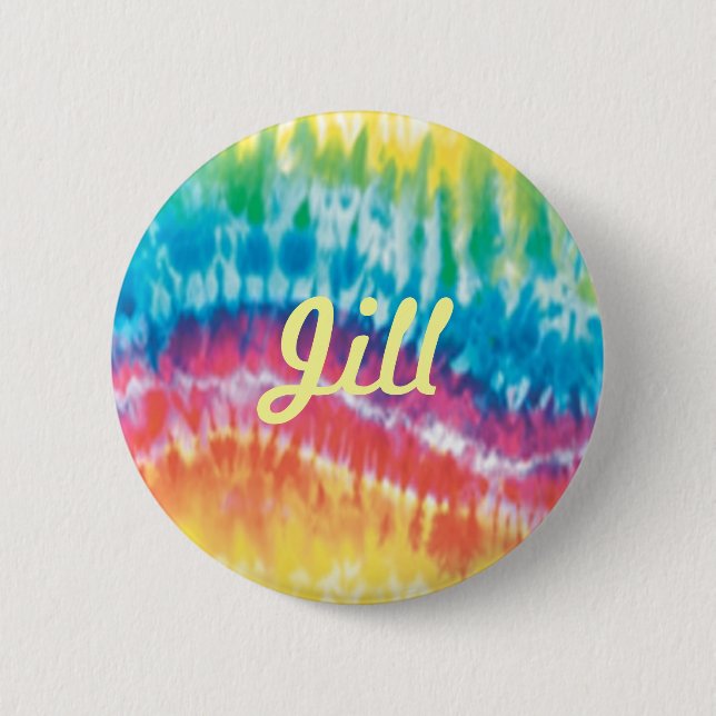 Custom Tie Dye Button (Front)