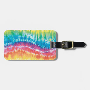 Custom Tie Dye Luggage Tag