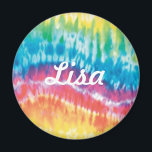 Custom Tie Dye Magnet<br><div class="desc">You can't miss these cool eye-catching magnets, they add a delightful accent to any metal surface. People like to use magnets to compliment their kitchen decor, to show their personality, sports and hobbies, or to use as holiday decorations. Magnets aren't just for refrigerators anymore, they can be use on dishwashers,...</div>