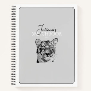 Custom Tiger Notebook