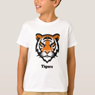 Custom Tigers Youth T-Shirt  (name and number)